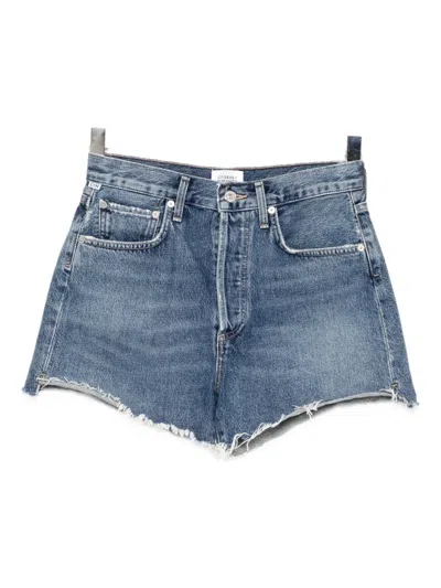 Citizen Of Humanity Marlow Denim Shorts In Blue