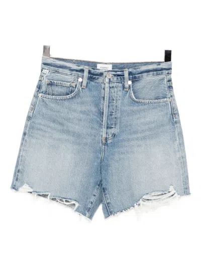 Citizen Of Humanity Marlow Denim Shorts In Blue