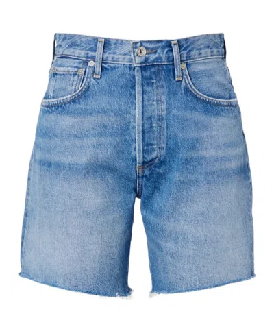 Citizen Of Humanity Marlow Denim Shorts In Blue