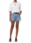 Citizen Of Humanity Citizens Of Humanity Marlow High Waist Denim Cutoff Shorts In Blue