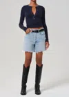 Citizen Of Humanity Marlow Long Vintage Short In Raleigh In Blue