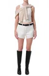 Citizen Of Humanity Marlow Welt Pocket Short In Pashmina In White