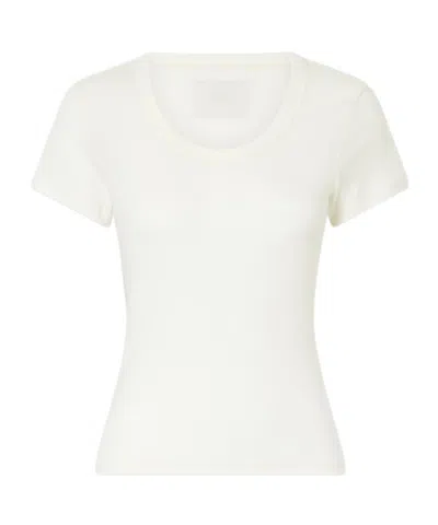 Citizen Of Humanity Maude Jersey T-shirt In White