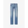Citizen Of Humanity Mens Asante (md Ind) Elijah Straight-leg Stretch-corduroy Trousers In Blue
