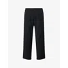 Citizen Of Humanity Mens Charred Cedar Pull On Straight-leg Cotton-blend Trousers Xl In Black
