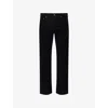 Citizen Of Humanity Mens Citizens Of Humanity Elijah Corduroy Straight-leg Stretch-cotton Trousers In Black