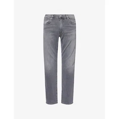 Citizen Of Humanity Mens Citizens Of Humanity Gage Classic Straight-leg Stretch-denim Blend Jeans In Gray
