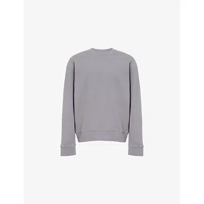 Citizen Of Humanity Mens Heron Grey (md/dk Grey) Vintage Crewneck Knitted Sweatshirt In Gray