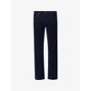 Citizen Of Humanity Mens Navy Elijah Corduroy Straight-leg Stretch-cotton Trousers In Blue