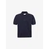 Citizen Of Humanity Mens Navy Piqué Short-sleeve Cotton Polo Shirt In Blue