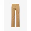 Citizen Of Humanity Mens Tan (md Beige) Elijah Straight-leg Stretch-denim And Cashmere Jeans In Multi