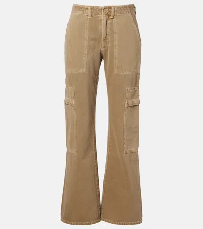 Citizen Of Humanity Mid-rise Cargo Jeans In Brown