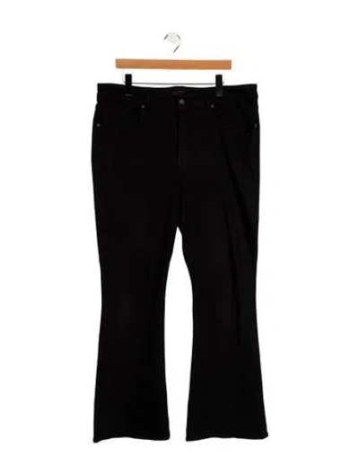 Pre-owned Citizen Of Humanity Mid-rise Flared Jeans In Black
