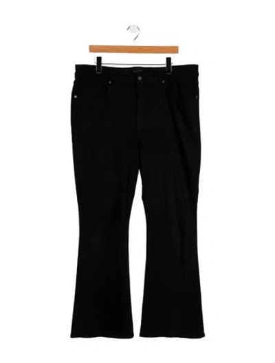 Pre-owned Citizen Of Humanity Mid-rise Flared Jeans In Black