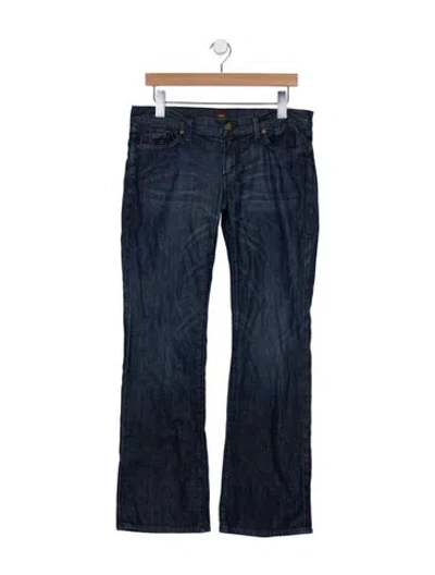 Pre-owned Citizen Of Humanity Mid-rise Flared Jeans In Black