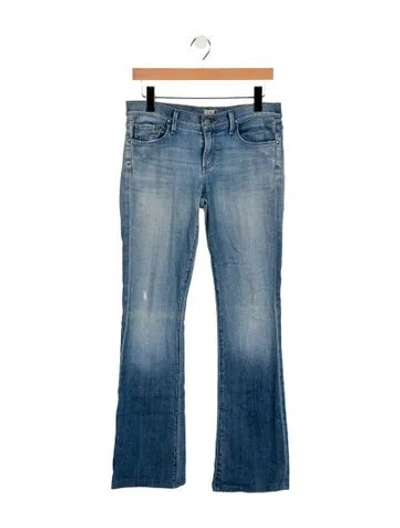 Pre-owned Citizen Of Humanity Mid-rise Flared Jeans In Blue