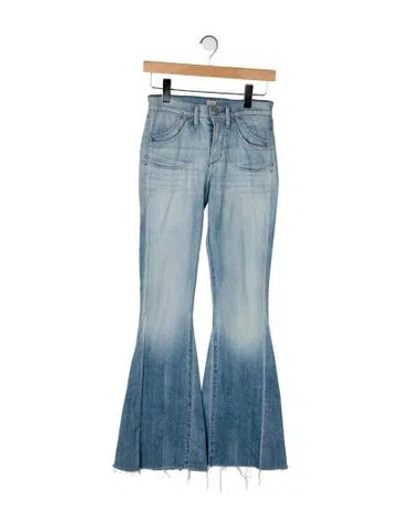 Pre-owned Citizen Of Humanity Mid-rise Flared Jeans In Blue