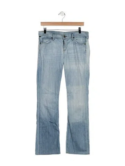 Pre-owned Citizen Of Humanity Mid-rise Flared Jeans In Blue