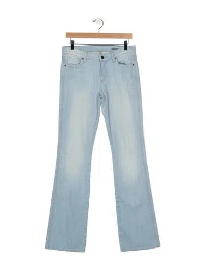 Pre-owned Citizen Of Humanity Mid-rise Flared Jeans In Blue