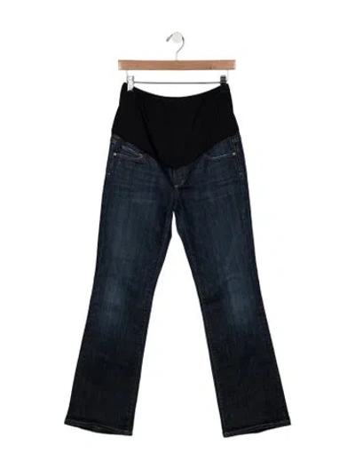Pre-owned Citizen Of Humanity Mid-rise Flared Jeans In Blue