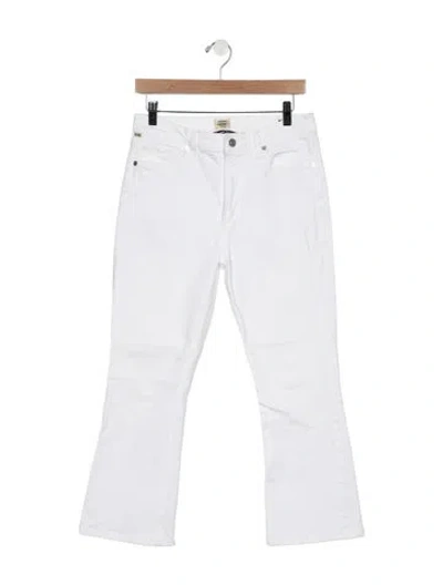 Pre-owned Citizen Of Humanity Mid-rise Flared Jeans In Blue