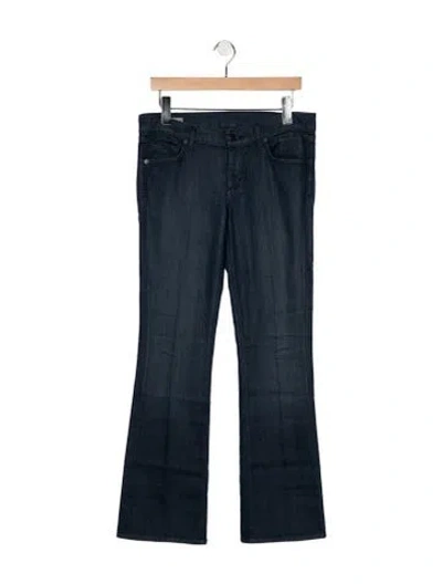 Pre-owned Citizen Of Humanity Mid-rise Flared Jeans In Blue