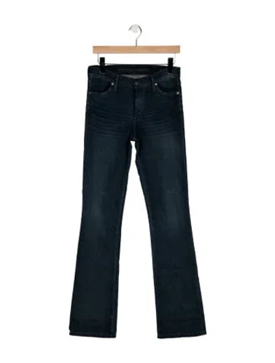 Pre-owned Citizen Of Humanity Mid-rise Flared Jeans In Blue