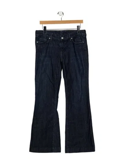 Pre-owned Citizen Of Humanity Mid-rise Flared Jeans In Blue