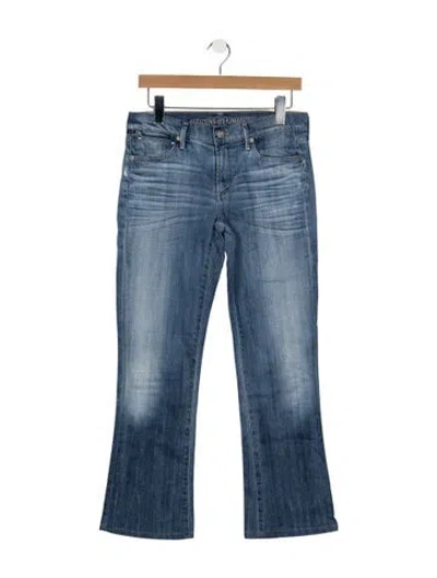 Pre-owned Citizen Of Humanity Mid-rise Flared Jeans In Blue