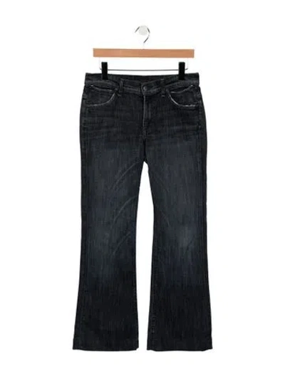 Pre-owned Citizen Of Humanity Mid-rise Flared Jeans In Blue