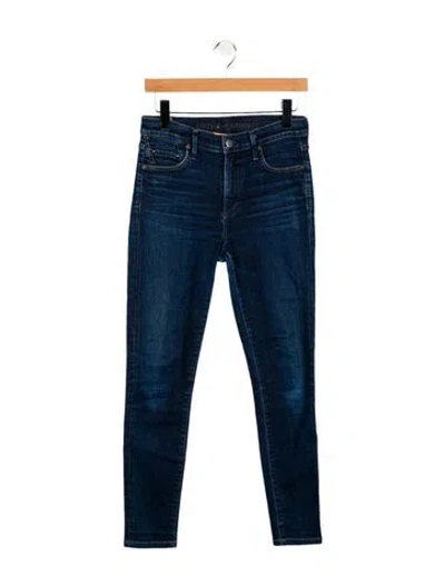 Pre-owned Citizen Of Humanity Mid-rise Skinny Leg Jeans In Blue