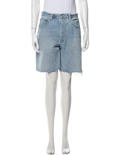 Pre-owned Citizen Of Humanity Mini Shorts In Blue