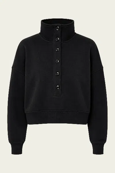 Citizen Of Humanity Mirelle Funnel Neck In Juniper In Black