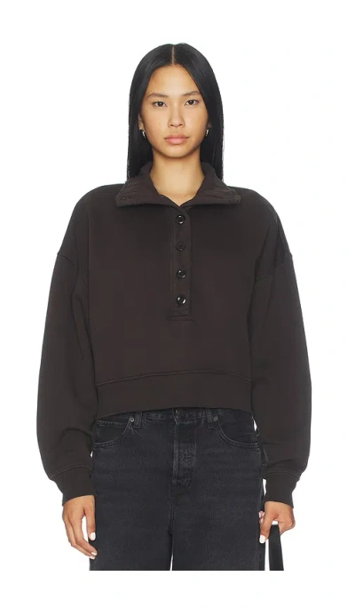 Citizen Of Humanity Mirelle Funnel Neck Pullover In Brown