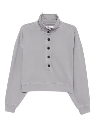 Citizen Of Humanity Mirelle Funnel-neck Pullover In Gray