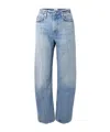 Citizen Of Humanity Miro Long Mid-rise Barrel-leg Jeans In Blue