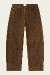 Citizen Of Humanity Citizens Of Humanity Miro High Waist Barrel Jeans In Brown