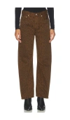 Citizen Of Humanity Citizens Of Humanity Miro Relaxed Tapered Jeans In Sepia Cheetah In Brown