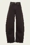 Citizen Of Humanity Miro Mid-rise Barrel-leg Jeans In Black
