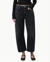 Citizen Of Humanity Miro Mid-rise Relaxed Jeans In Black