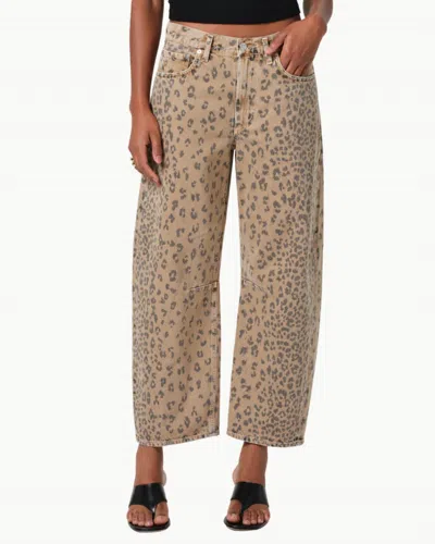 Citizen Of Humanity Miro Relaxed Jean In Natural Cheetah In Neutral