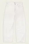 Citizen Of Humanity Citizens Of Humanity Miro High Rise Ankle Barrel Jeans In Soft White In White