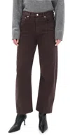Citizen Of Humanity Citizens Of Humanity Miro High Waist Barrel Jeans In Brown