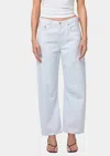 Citizen Of Humanity Miro Reworked Stripe Jean In White/blue Stripe In White