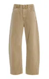 Citizen Of Humanity Miro Mid-rise Barrel-leg Jeans In Neutral