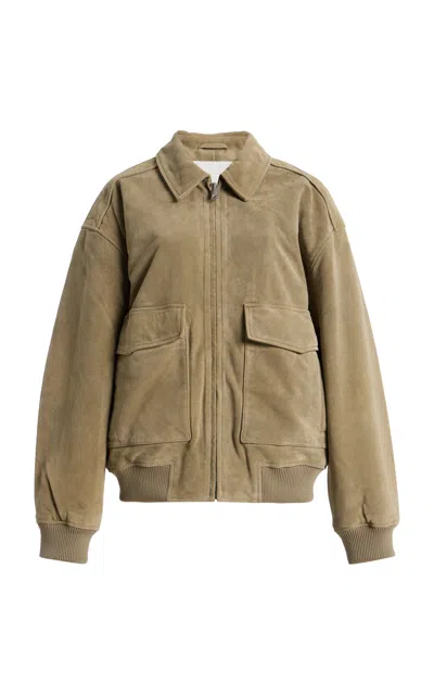Citizen Of Humanity Citizens Of Humanity Vivienne Suede Jacket In Brown