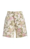 Citizen Of Humanity Citizens Of Humanity Ayla High Waist Raw Hem Cutoff Denim Bermuda Shorts In White
