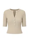 Citizen Of Humanity Nali Short-sleeved T-shirt In Neutral