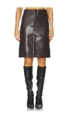 Citizen Of Humanity Nara Pencil Skirt In Brown