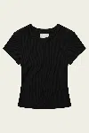 Citizen Of Humanity Nello Tee In Black In Black
